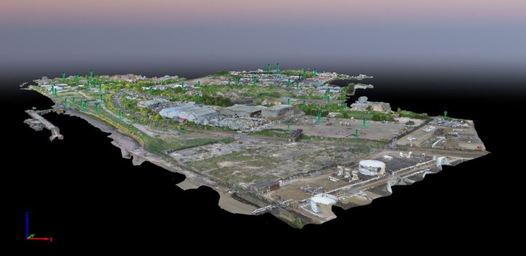 Aerial survey case study 3D model